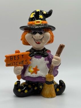 Halloween “Best Witches” Ceramic Figurine